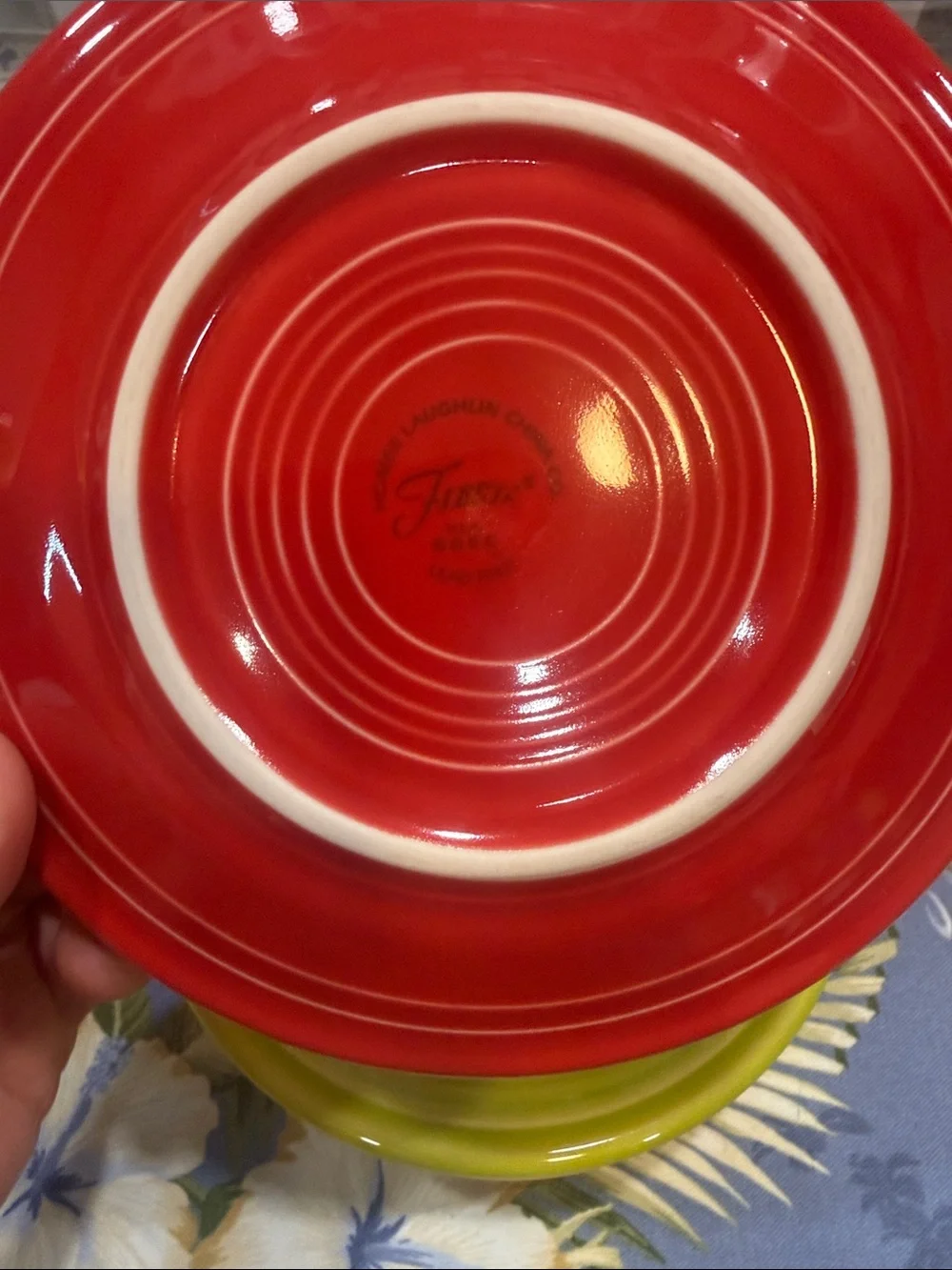 Fiesta Set of Seven 7 1/4 inch plates